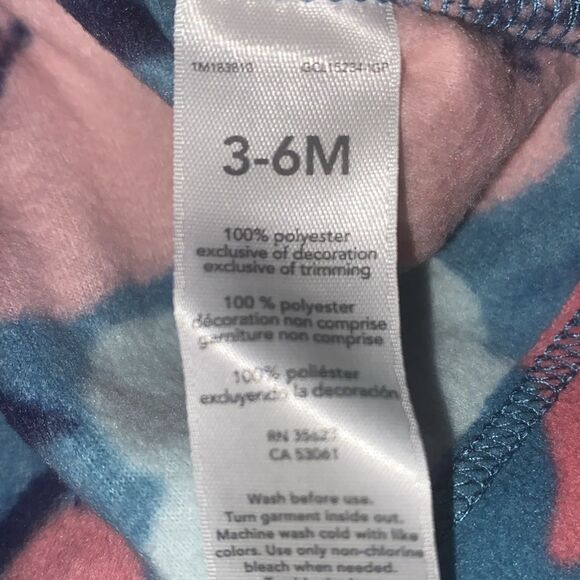 Carter’s NEW Baby Girl 2pc set Floral long sleeve top leggings 3-6 months 3-6m - Picture 9 of 9